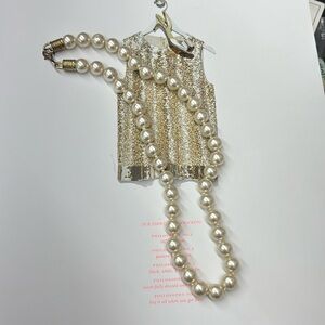 Mia Classic Luxe Faux Pearl Necklace